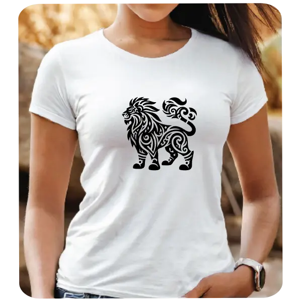 Tee-shirt Lion tribal