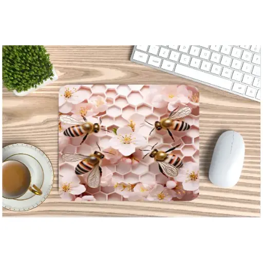 Tapis de souris abeilles