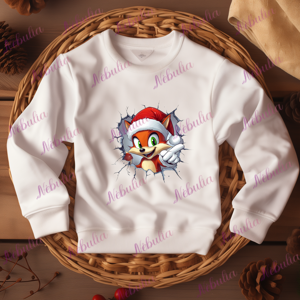 Sweat enfant Renardeau Noël