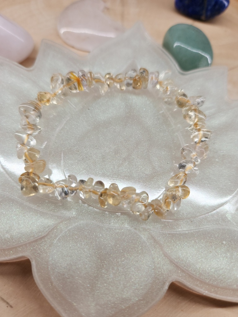 Bracelet Baroque Citrine naturelle 💛