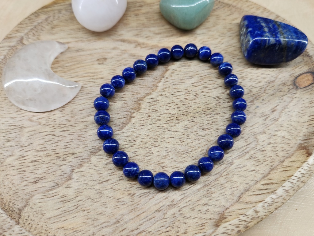 💙Bracelet Boules 6mm Lapis Lazulli 💙