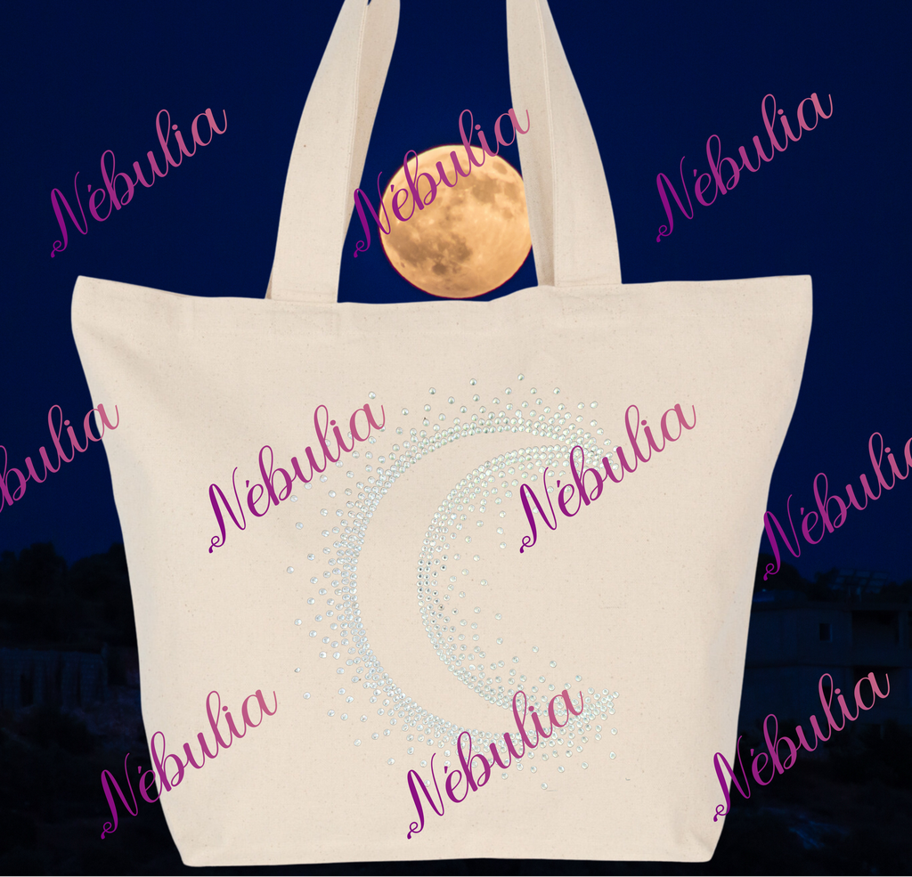 Sac de shopping "Sandy" Strass lune 