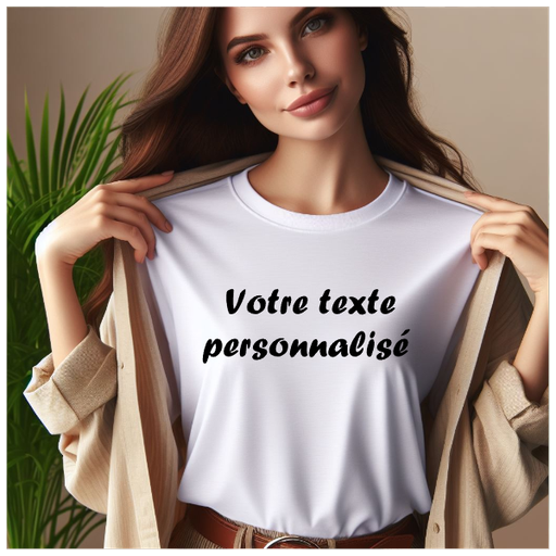 Tee-shirt Texte personnalisé